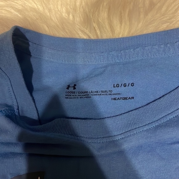 UNDER Armour Blue Long Sleeve Shirt - Picture 4 of 5